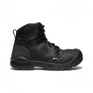 Keen Independence 6" Waterproof Erkek Iş Botu Siyah | DAC9175MD