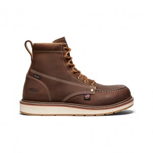 Keen Liberty 6" Waterproof Erkek Iş Botu Kahverengi | TBA197UL
