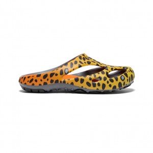 Keen Shanti Arts Erkek Terlik Sarı Siyah Turuncu | SRR7218VW