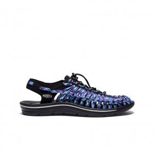Keen Uneek Flat Cord Sneaker x Bamboo Shoots Erkek Sandalet Siyah Mor | SAR8570RM