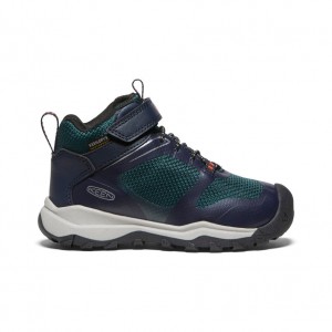 Keen Wanduro Waterproof Çocuk Iş Botu Koyu Yeşil Mavi | GBD9435LB