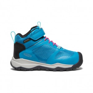 Keen Wanduro Waterproof Çocuk Iş Botu Mavi Küpe Çiçeği Mor | OJV5971RP