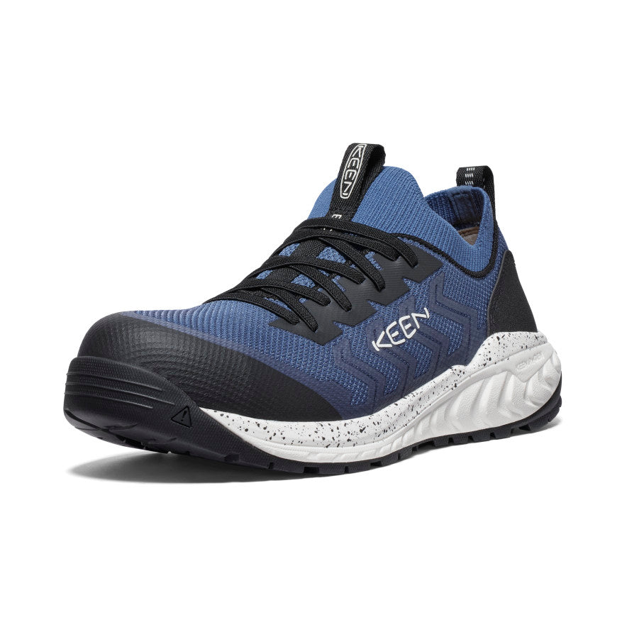 Keen Arvada Shift ESD Sneaker Erkek Iş Ayakkabısı Indigo Siyah | HUA2231UB