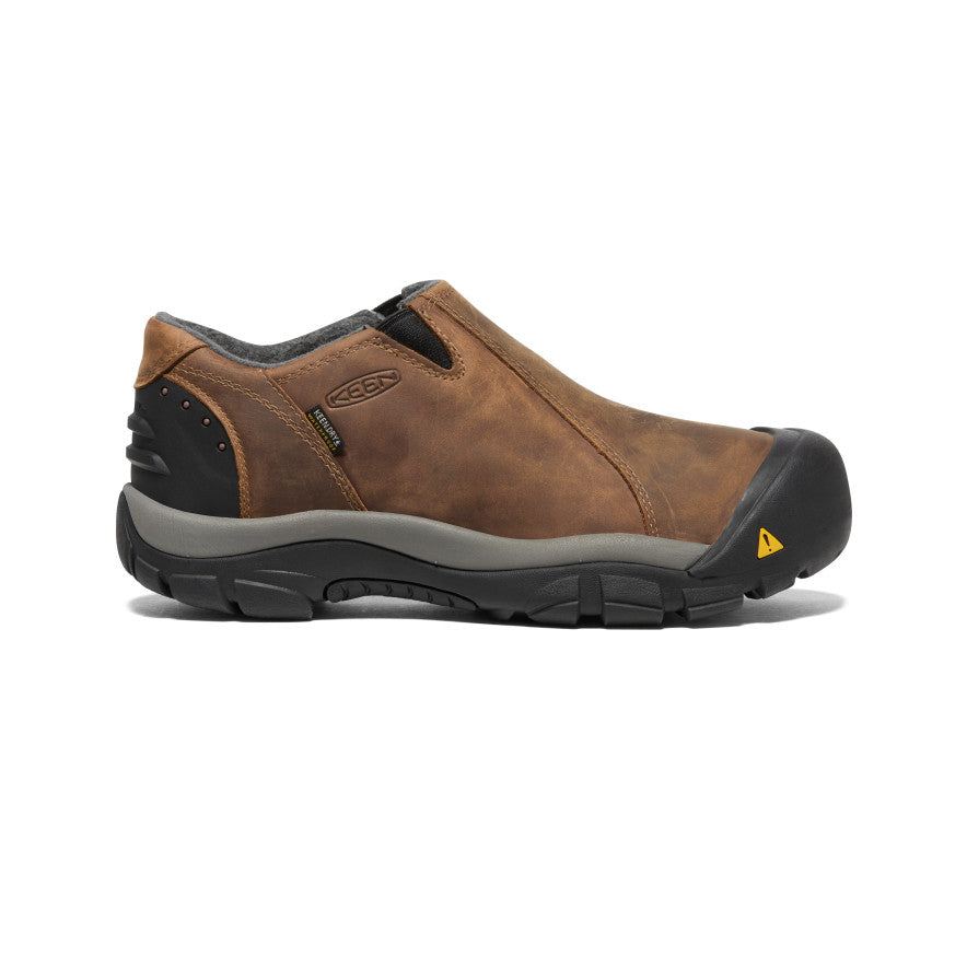 Keen Brixen Waterproof Low Erkek Iş Ayakkabısı Siyah Kahverengi | EKD8865PM