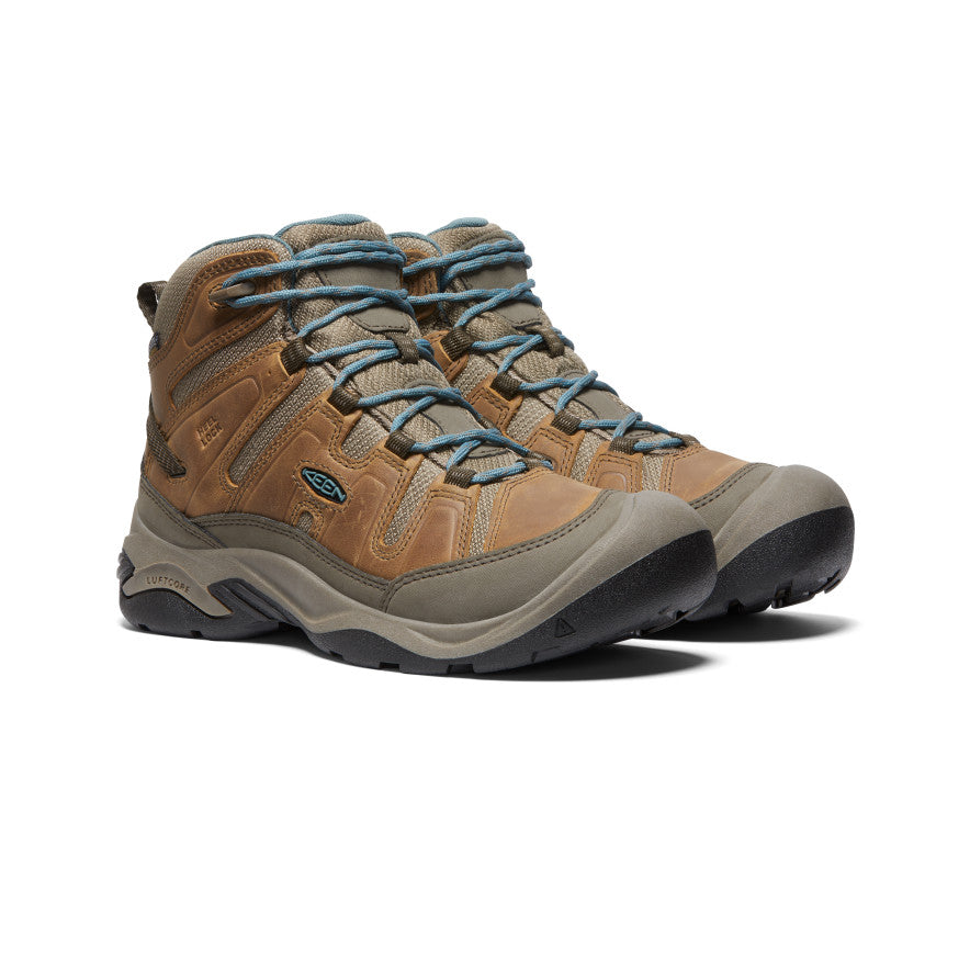 Keen Circadia Waterproof Kadın Iş Botu Kahverengi | RJG6380GR