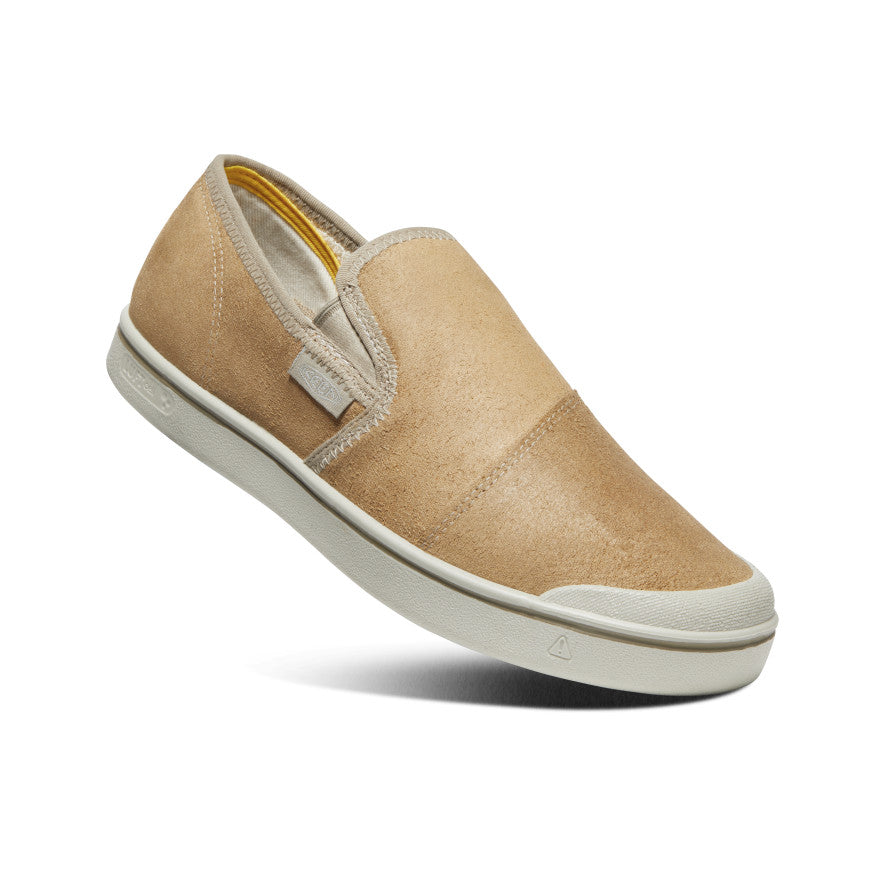 Keen Eldon Harvest Leather Erkek Slip On Ayakkabı Bej Rengi Gümüş | DDF5189XD