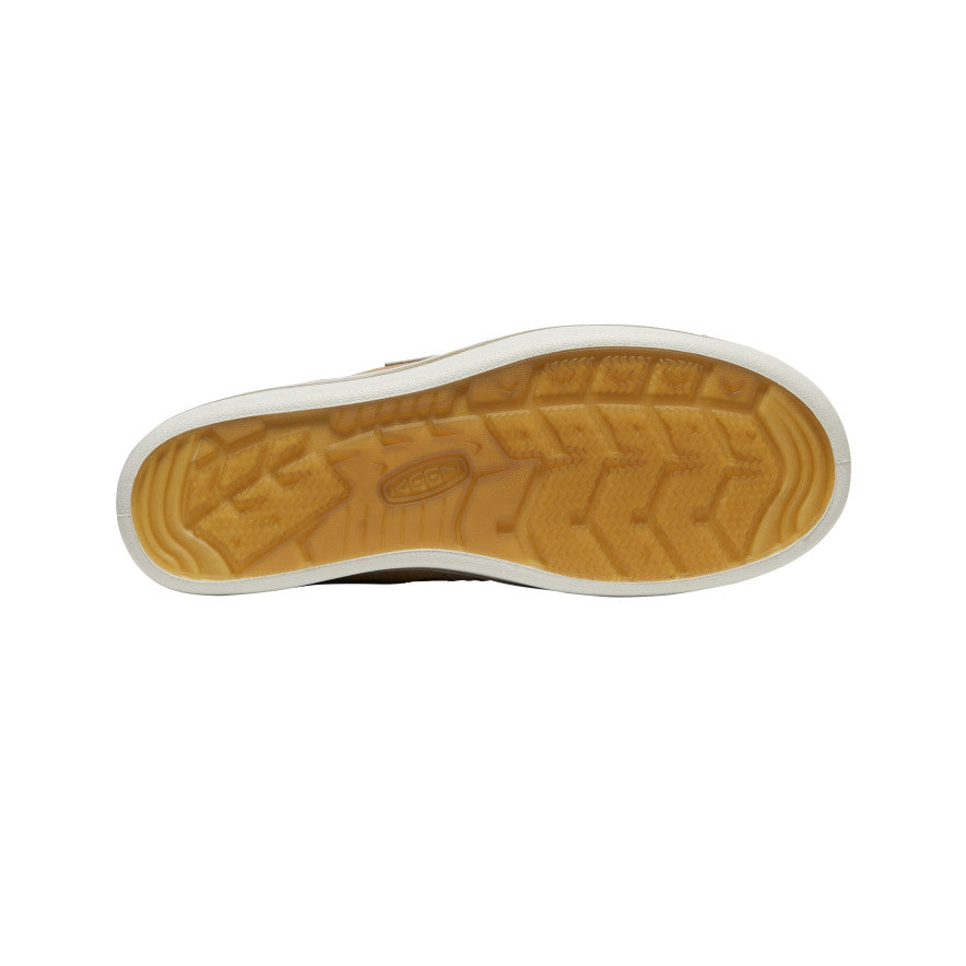 Keen Eldon Harvest Leather Erkek Slip On Ayakkabı Bej Rengi Gümüş | DDF5189XD