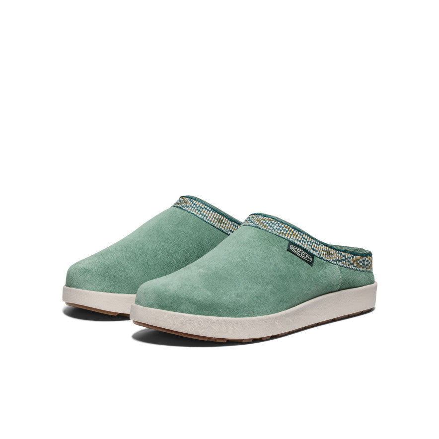 Keen Elle Suede Mule Kadın Terlik Yeşil | RRU6835XI