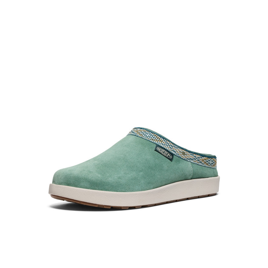 Keen Elle Suede Mule Kadın Terlik Yeşil | RRU6835XI
