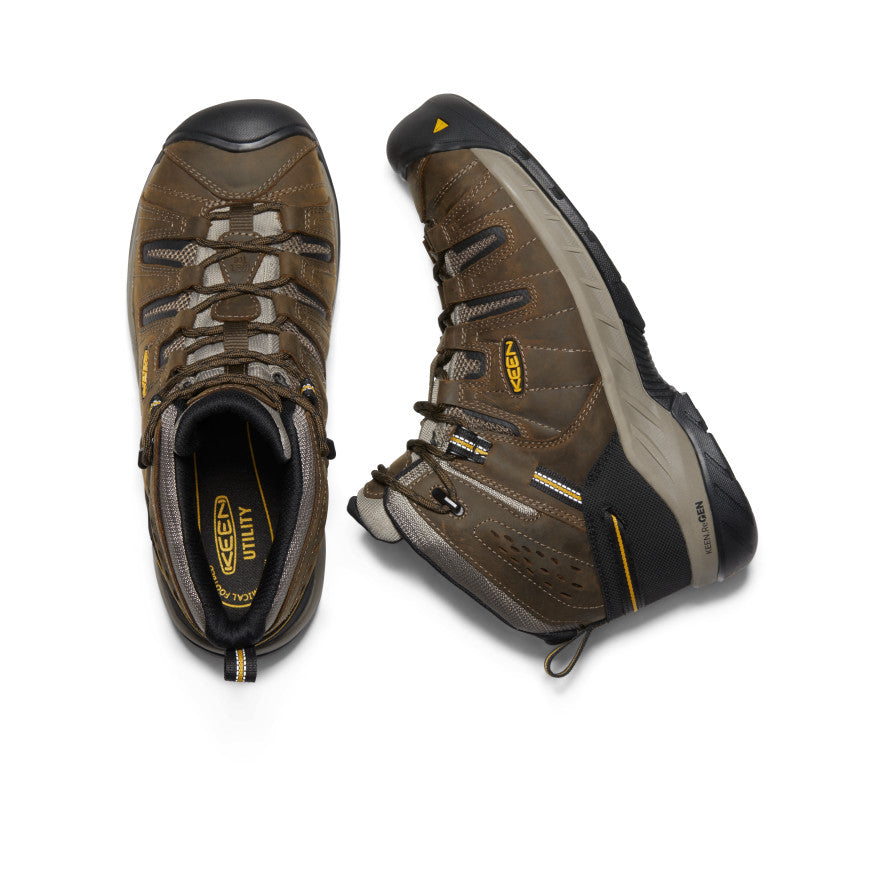 Keen Flint II Boot Erkek Iş Botu Kahverengi | KIK5674QQ