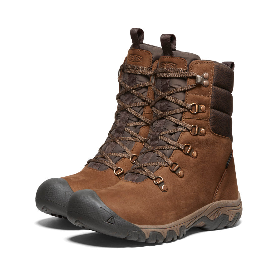 Keen Greta Waterproof Kadın Iş Botu Kahverengi | KDF6131GU