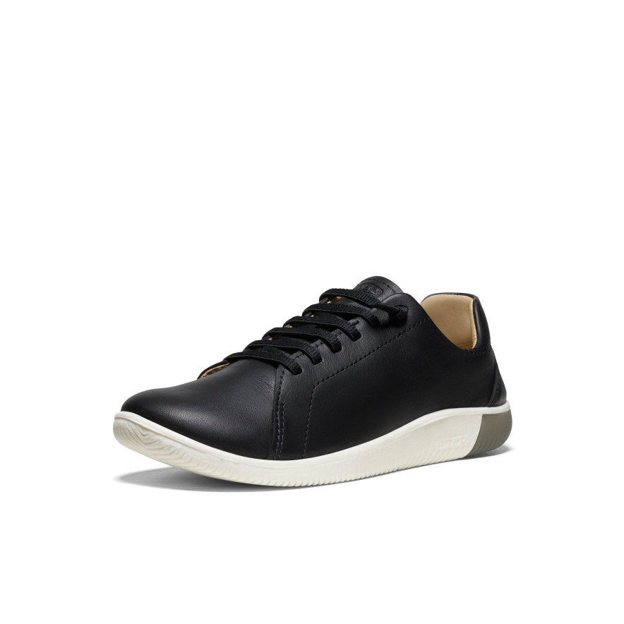 Keen KNX Leather Kadın Spor Ayakkabı Siyah Beyaz | PBU780YG