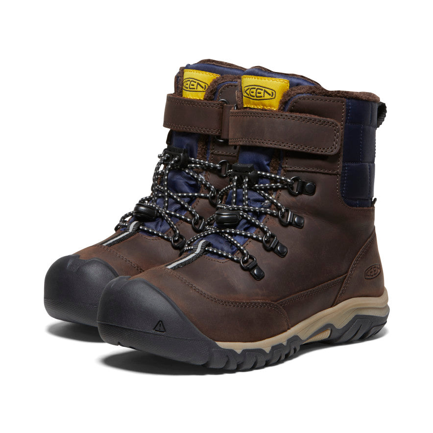 Keen Kanibou Waterproof Winter Big Çocuk Kar Botu Kahverengi | HKE572DP