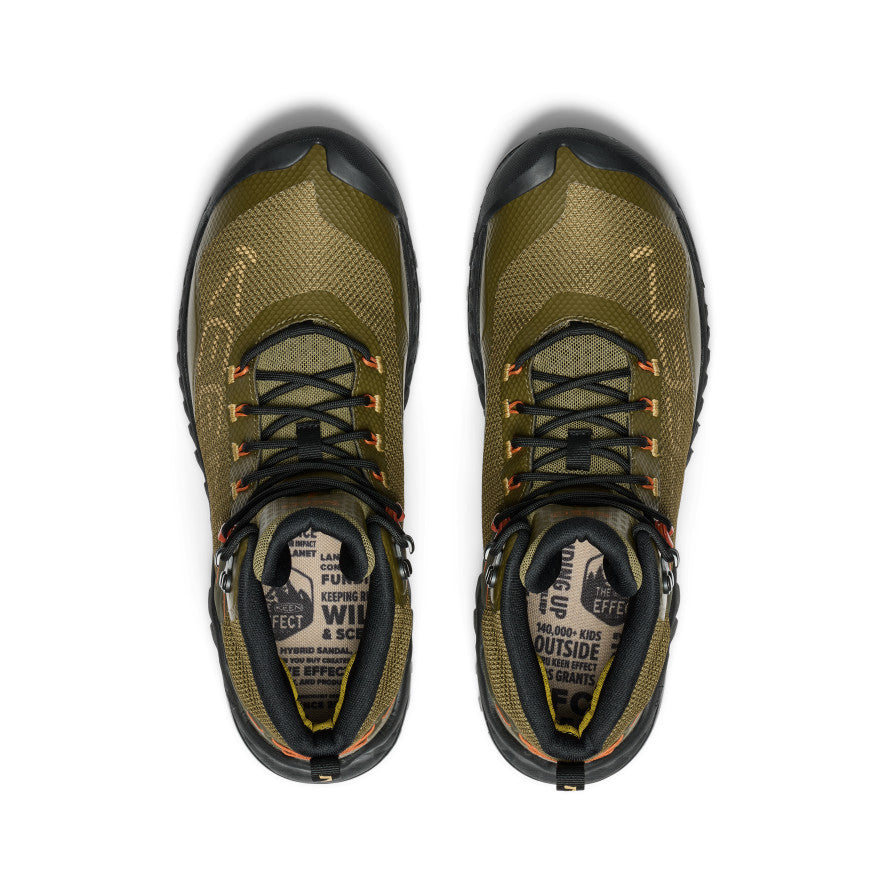 Keen NXIS EVO Waterproof Erkek Iş Botu Koyu Zeytin Yeşili Altın | NOE1841TK