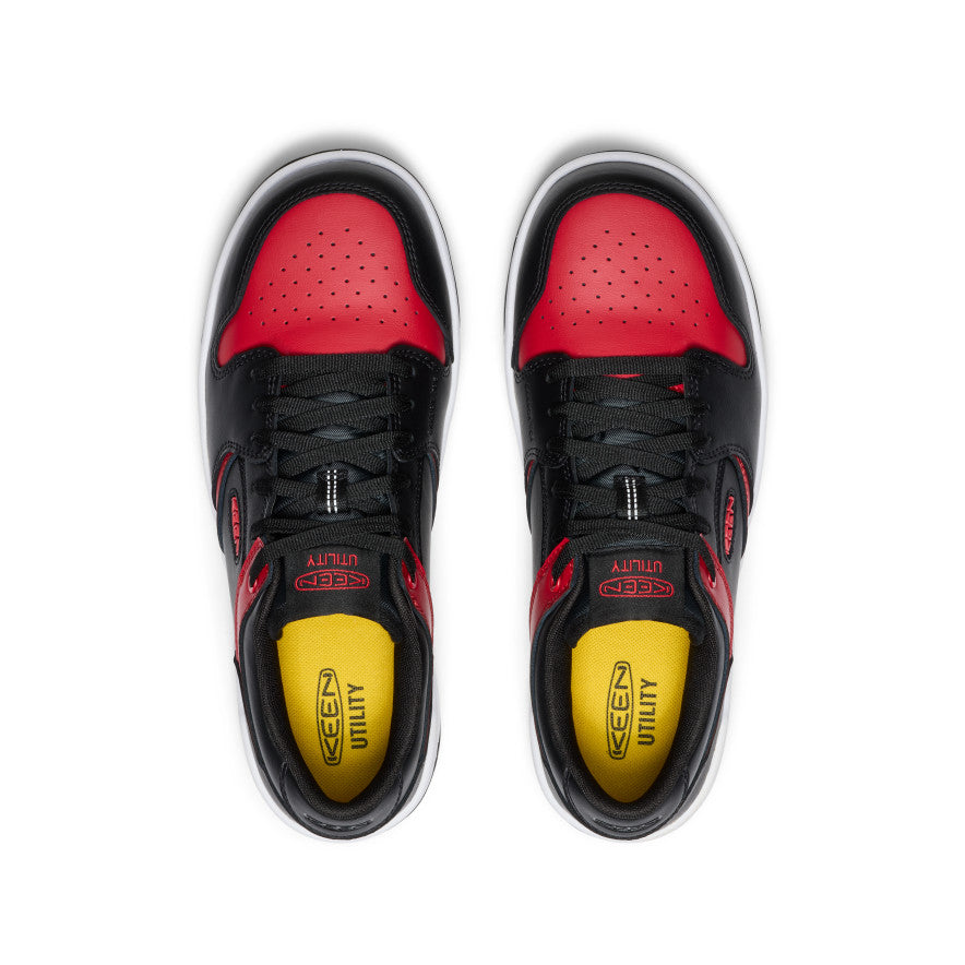 Keen Overton Erkek Iş Ayakkabısı Siyah Kırmızı | NZM6173IP