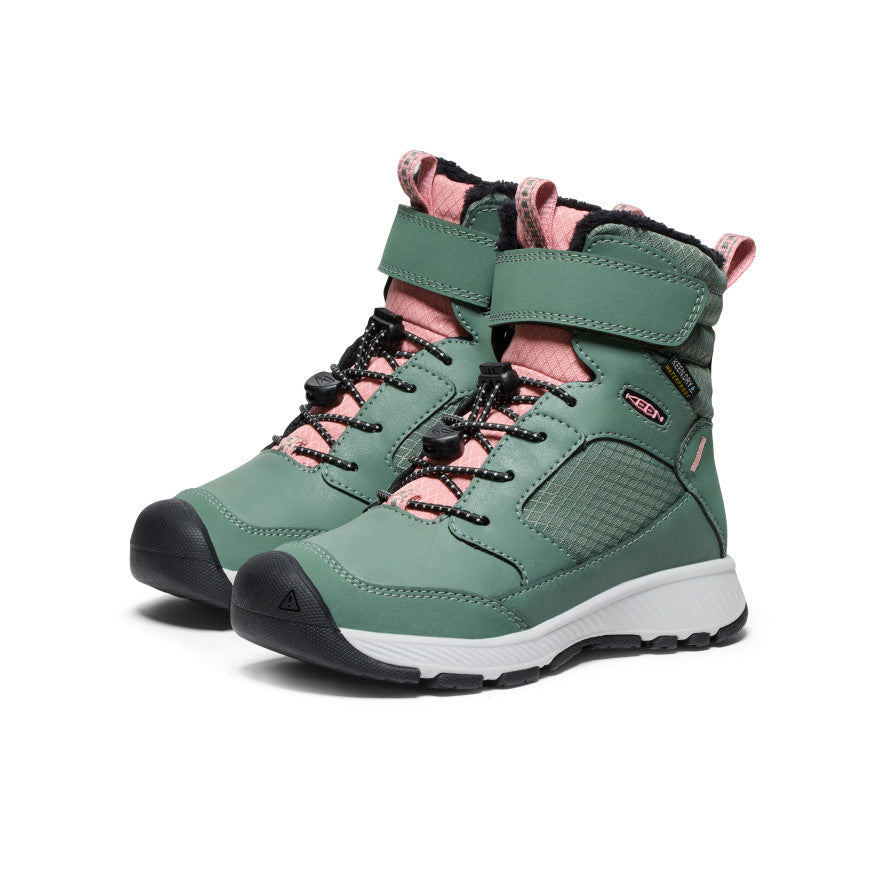 Keen Skua Waterproof Winter Çocuk Kar Botu Yeşil Pembe | NRW6245TN