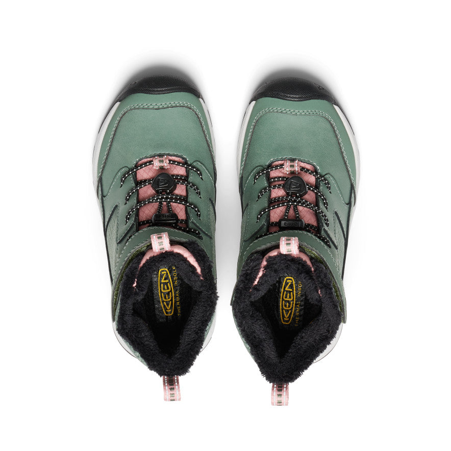 Keen Skua Waterproof Winter Çocuk Kar Botu Yeşil Pembe | NRW6245TN