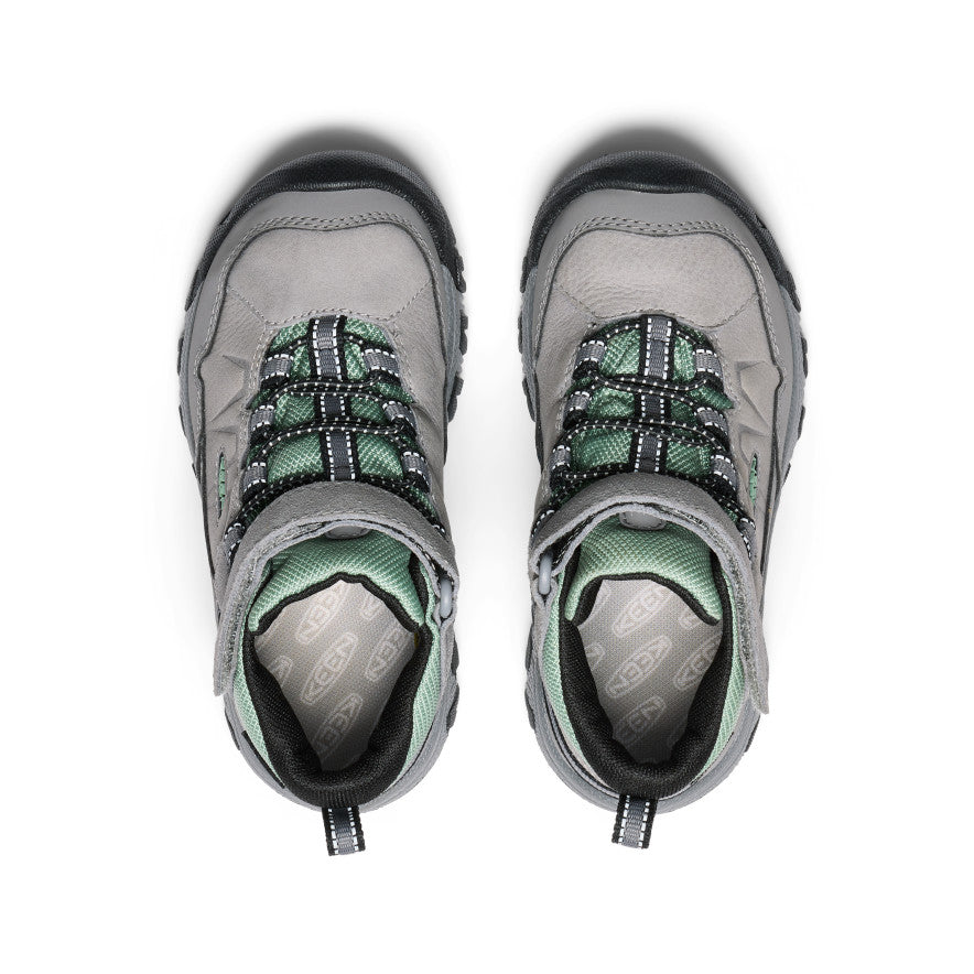 Keen Targhee IV Waterproof Çocuk Yürüyüş Botu Gri Yeşil | QOK880VL