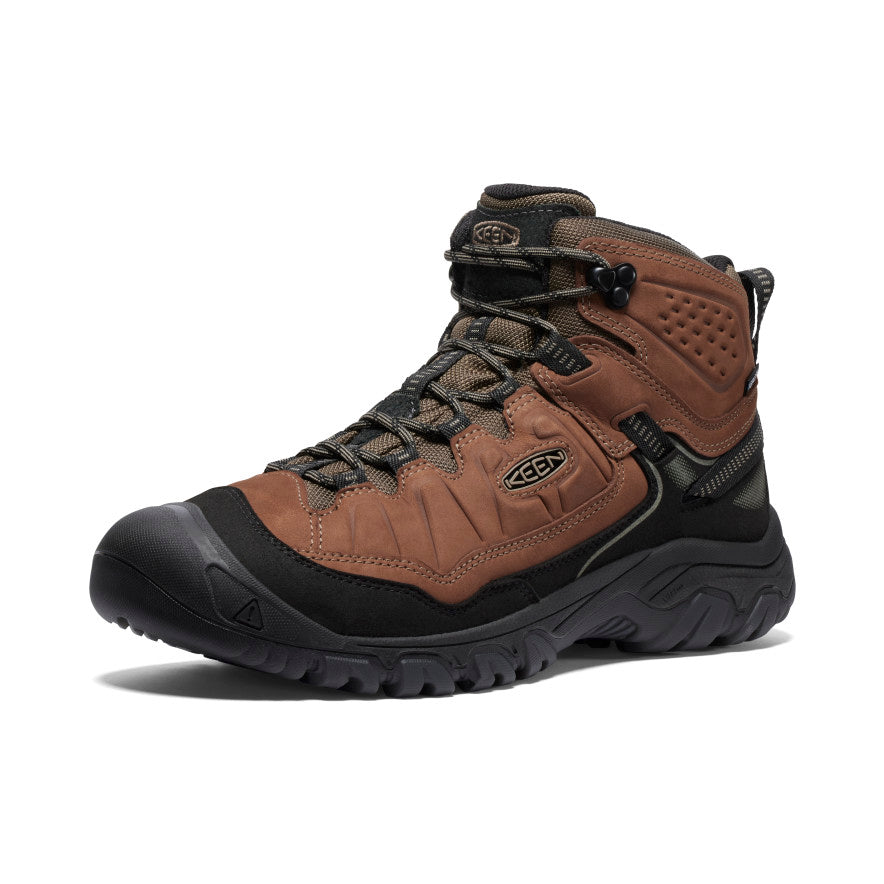 Keen Targhee IV Wide Waterproof Erkek Yürüyüş Botu Kahverengi Siyah | YBL1860TI