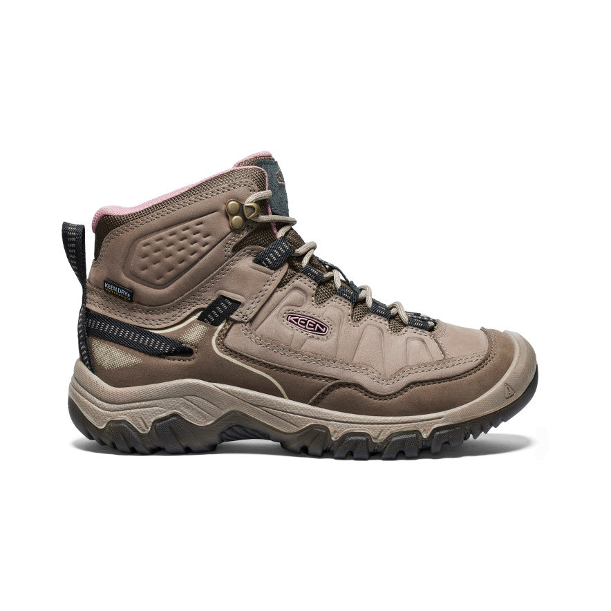 Keen Targhee IV Wide Waterproof Kadın Yürüyüş Botu Kahverengi Pembe | YQN1521DF