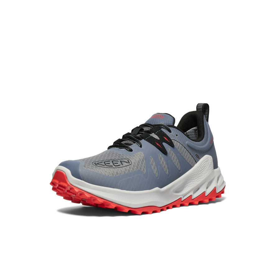 Keen Zionic Waterproof Erkek Yürüyüş Ayakkabısı Gri Kırmızı | VIC672DK